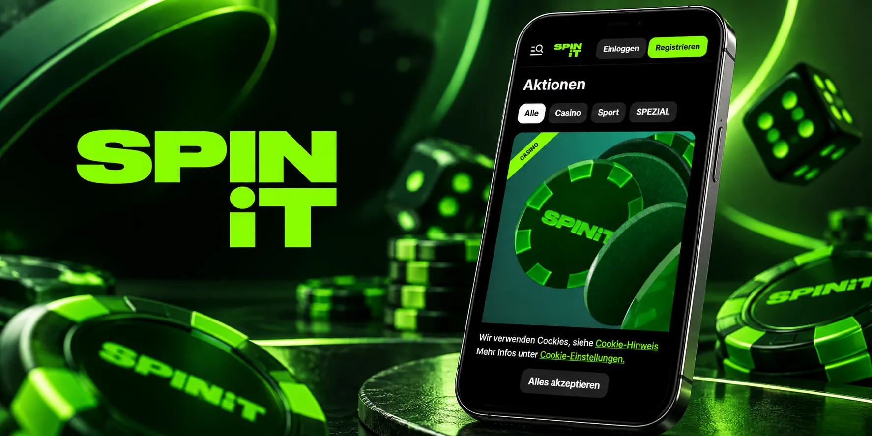 Spinit Casino App-Screenshot